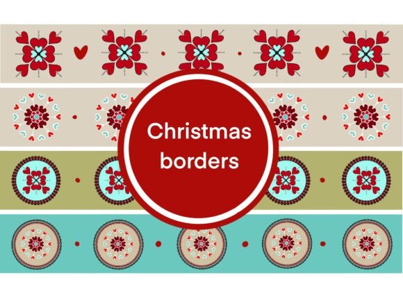 Christmas Borders: Festive Illustrations for Blogs