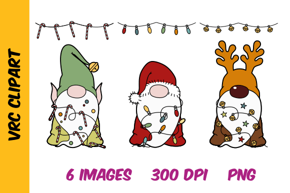 Christmas Crew Gnomes: Festive Illustrations for Crafters