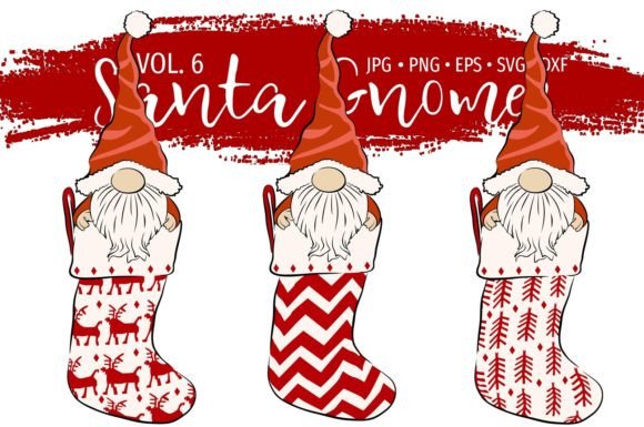 Christmas Gnomes Bundle: Festive Illustrations