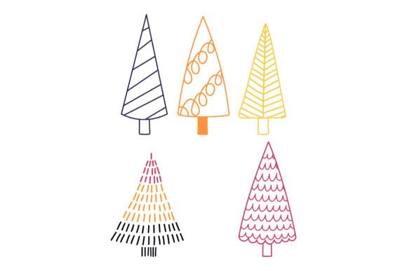Christmas Ornament Tree: Fresh Illustrations for Sellers