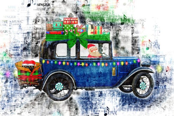 Christmas Printable Graphics Pack 12: Festive Illustrations
