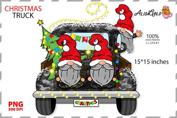 Christmas Truck with Gnome Military: A Designer's Review