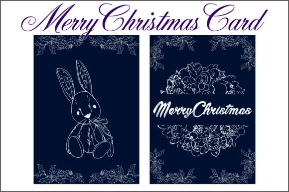 Merry Christmas Clipart Card Hare 1: A Designer's Review
