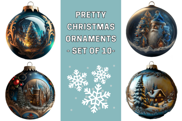 Pretty Christmas Ornaments: Festive Illustrations Review