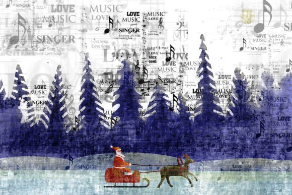 Review: Christmas Printable Graphics Pack 18 Illustrations
