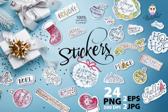 Review: Christmas Stickers, Winter Illustrations